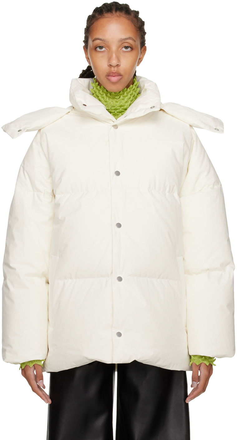 white padding jacket