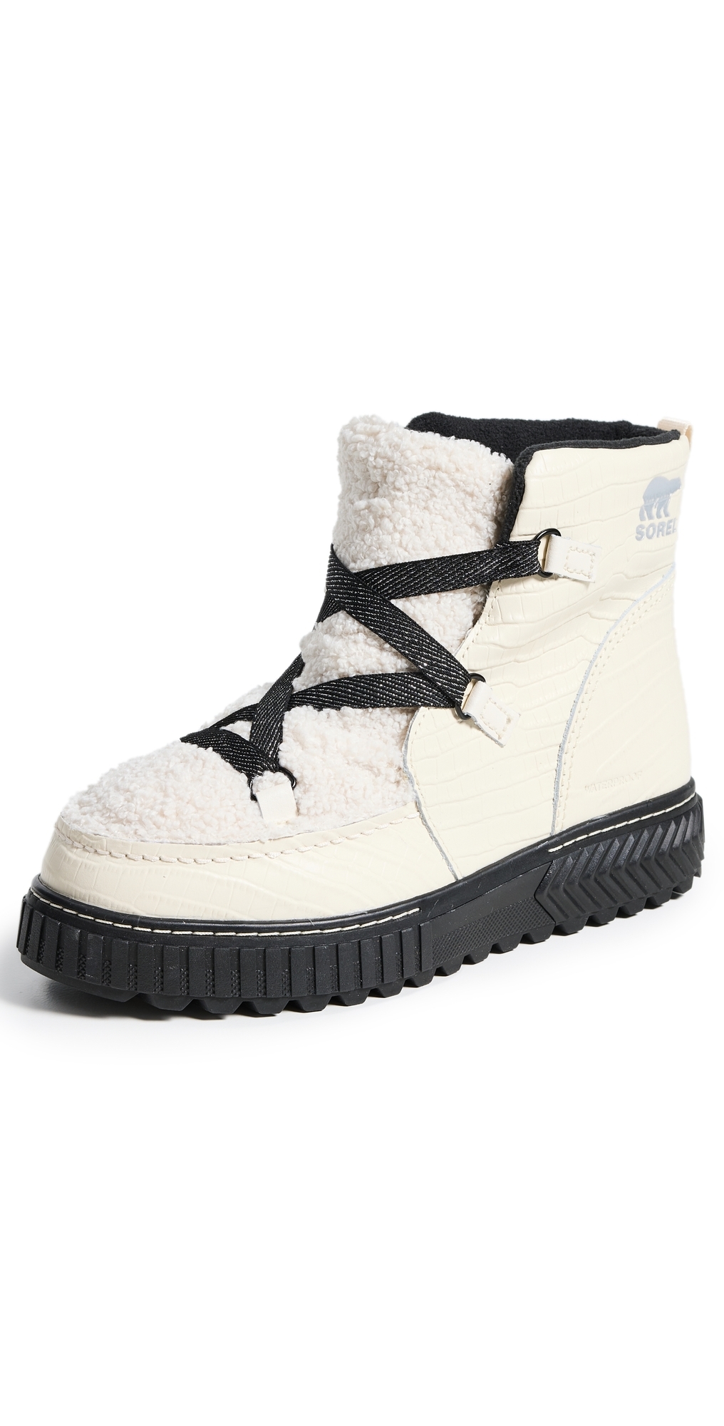 Ona Ave Alpine Boots Chalk/Black