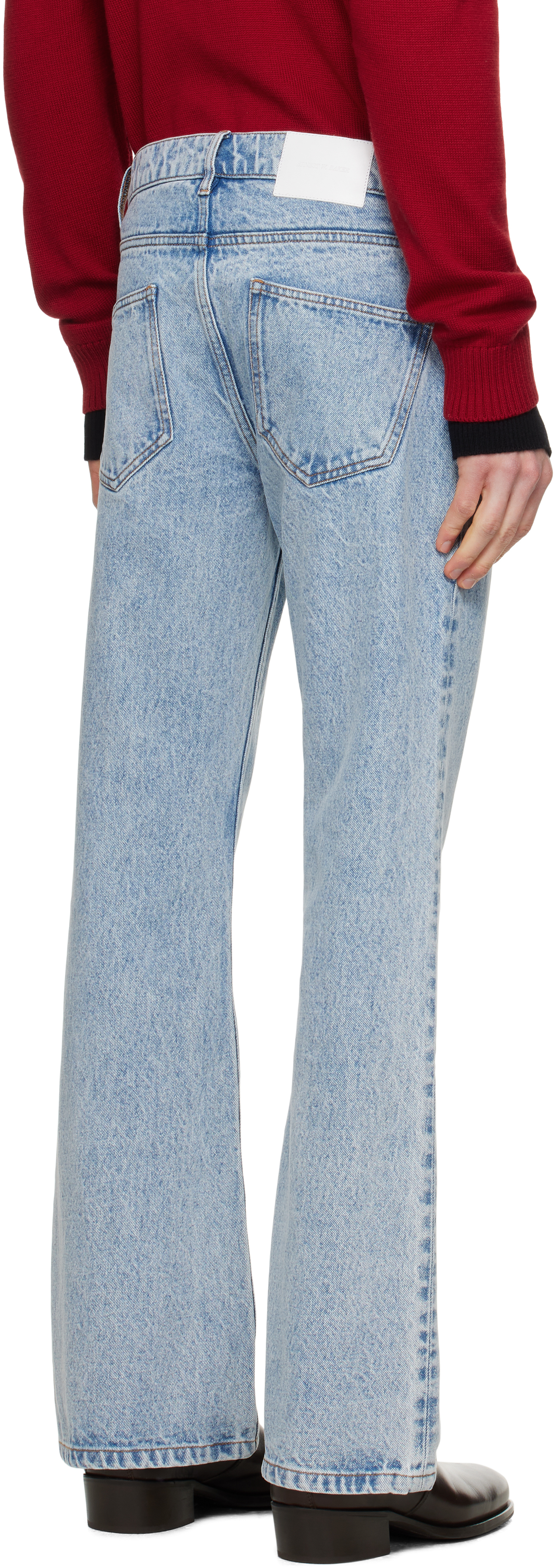 Ernest W. Baker Blue Flare Jeans
