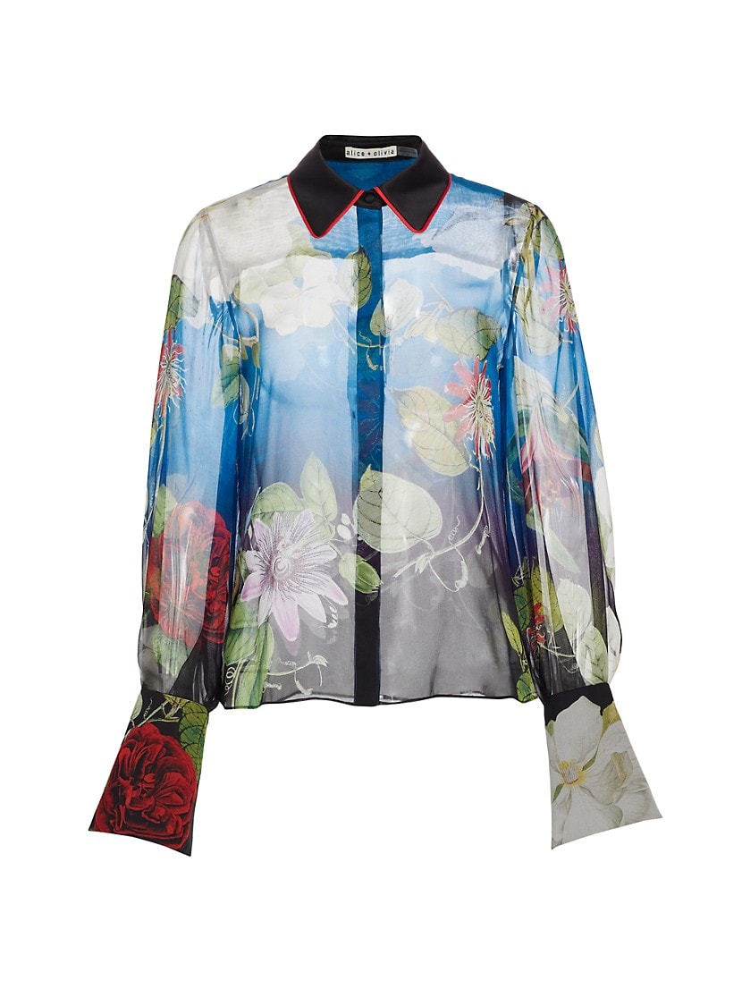 Wan Floral Silk Shirt
