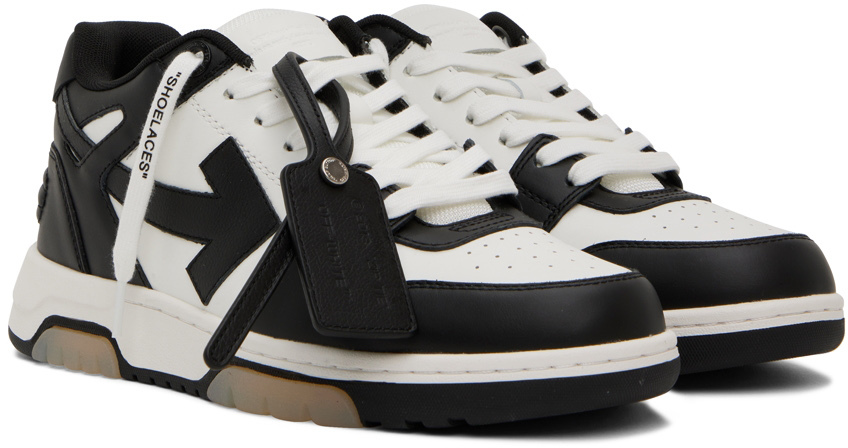 OFF-WHITE Black & White Out Of Office Sneakers - Realry: Your Fashion  Search Engine