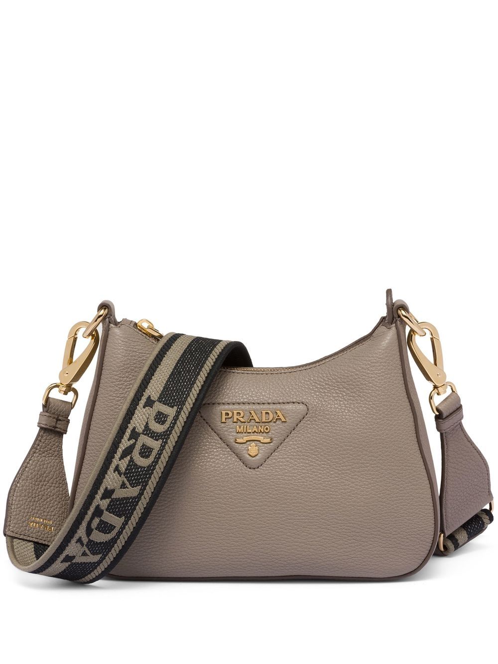 Prada + Logo-Strap Cross Body Bag