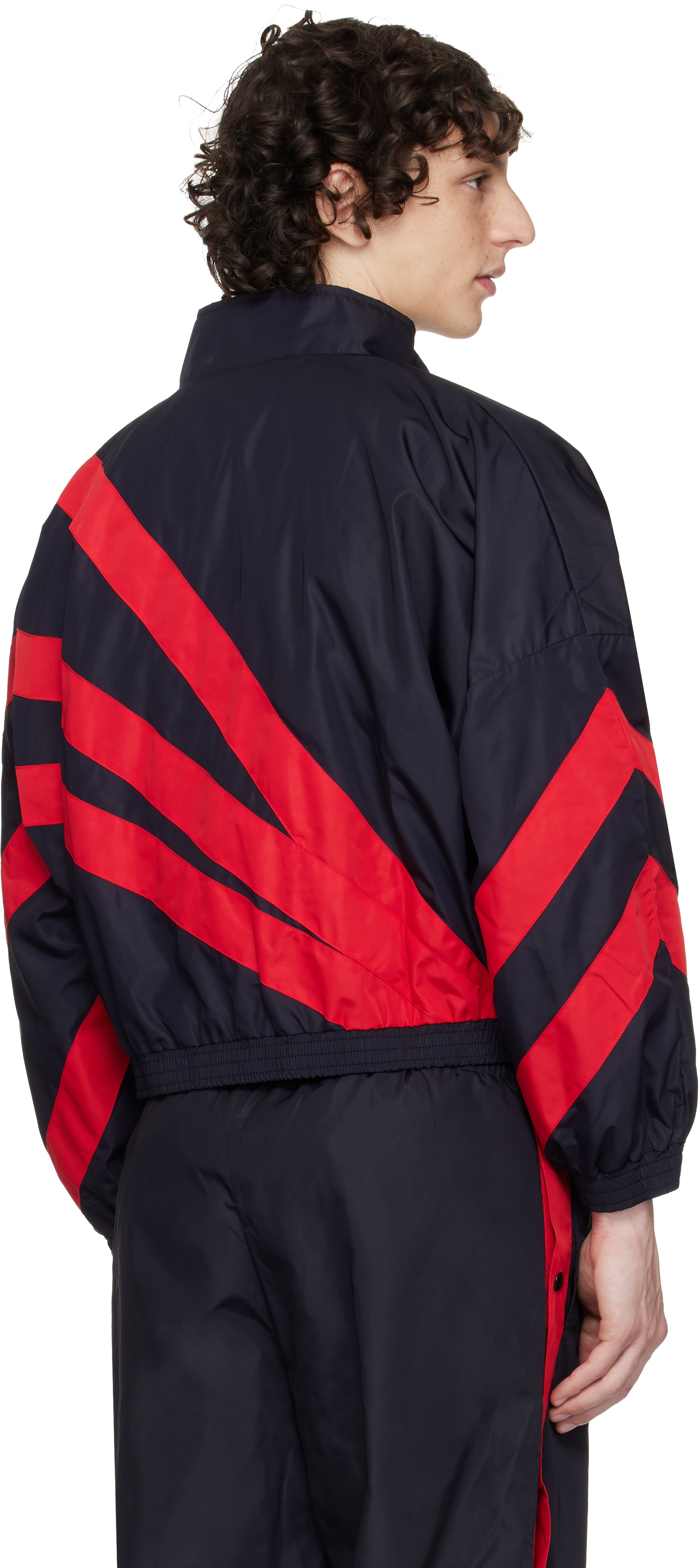 VAQUERA Black & Red Windbreaker Jacket