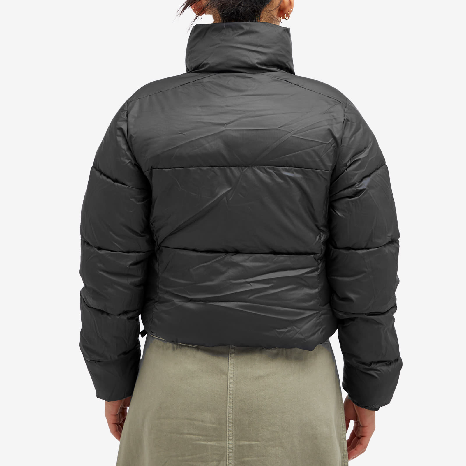 Women's Puffect Cropped Jacket in Black