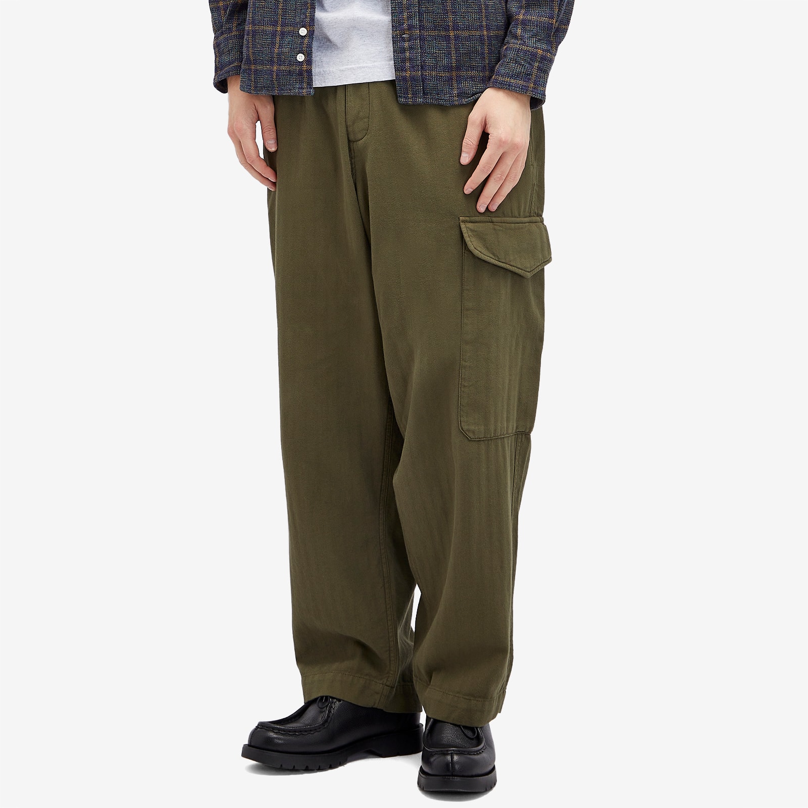 Men's Military Trousers in Olive