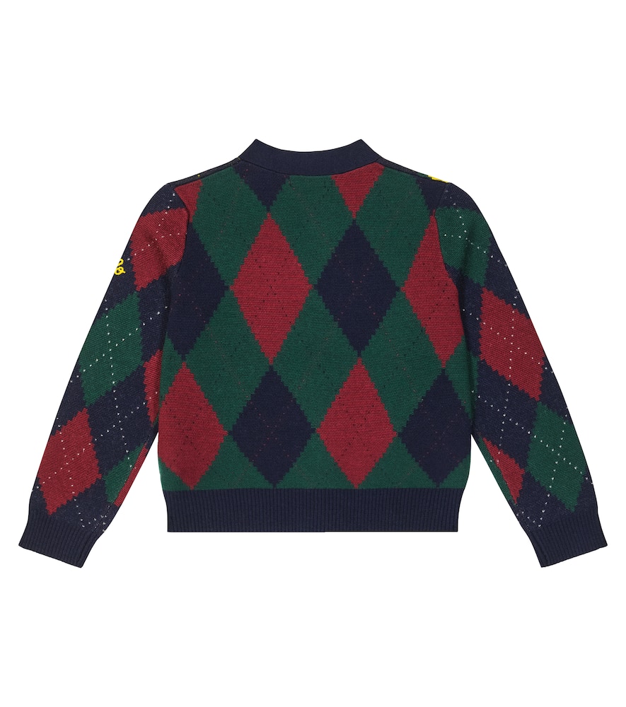 Polo Ralph Lauren Kids Argyle wool cardigan