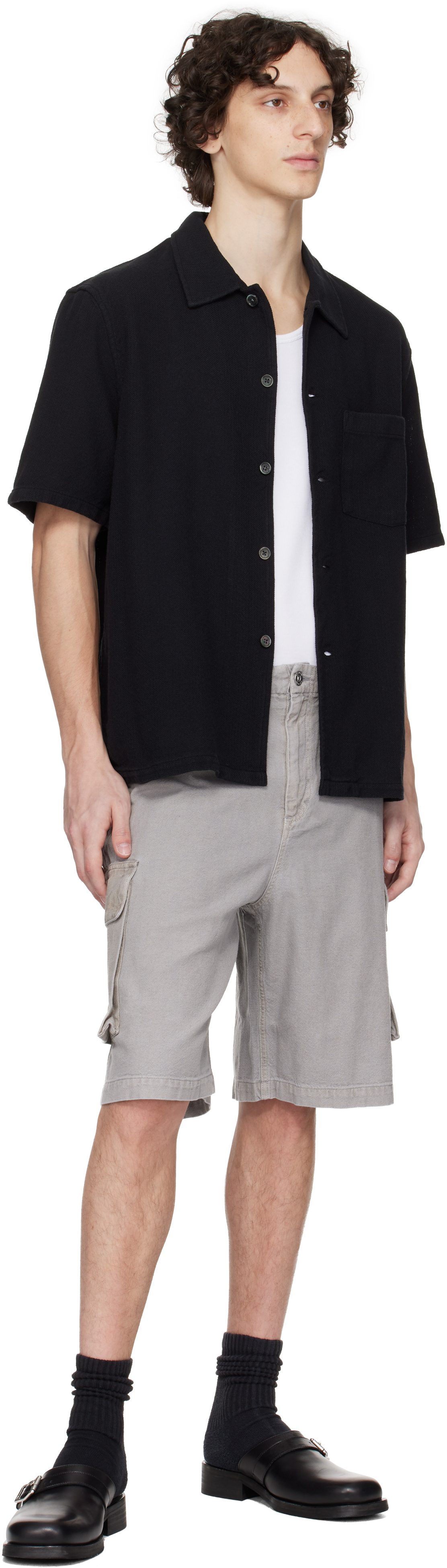 OUR LEGACY Gray Mount Shorts