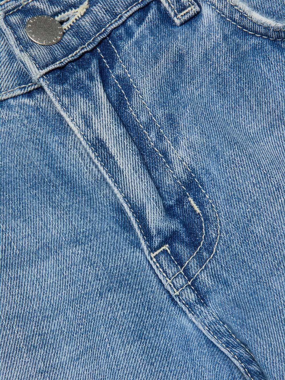 Blaine Cropped Stovepipe Jean In Albee