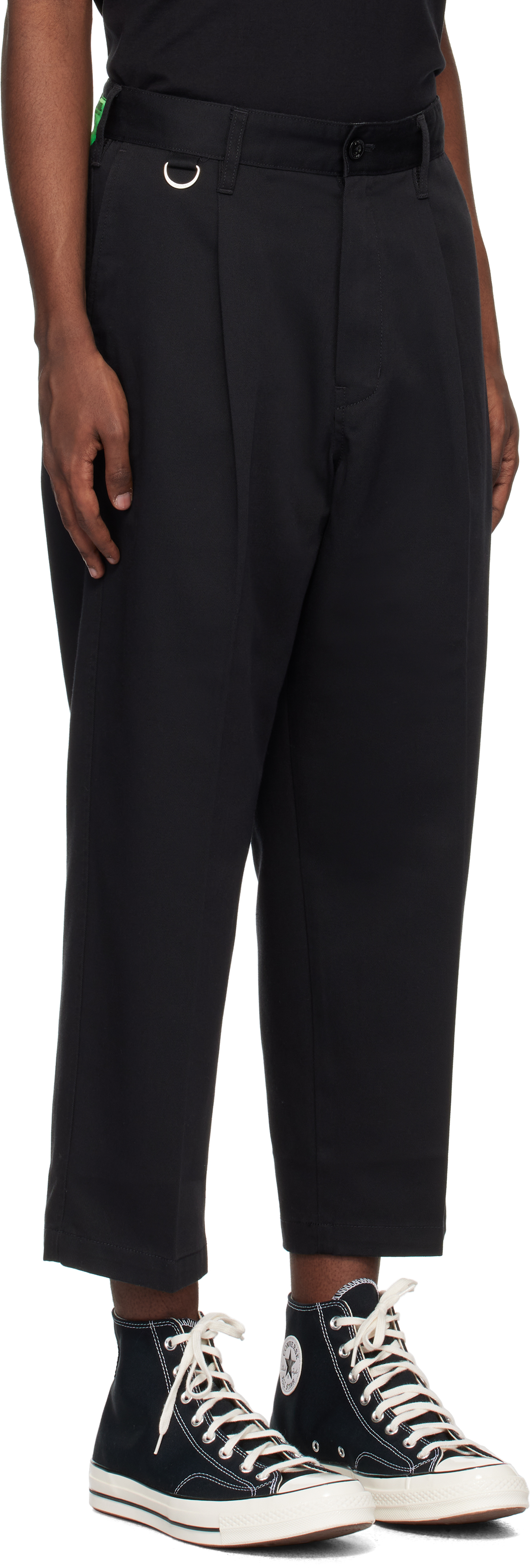 Neighborhood Black Dickies Edition Tuck Wide Trousers