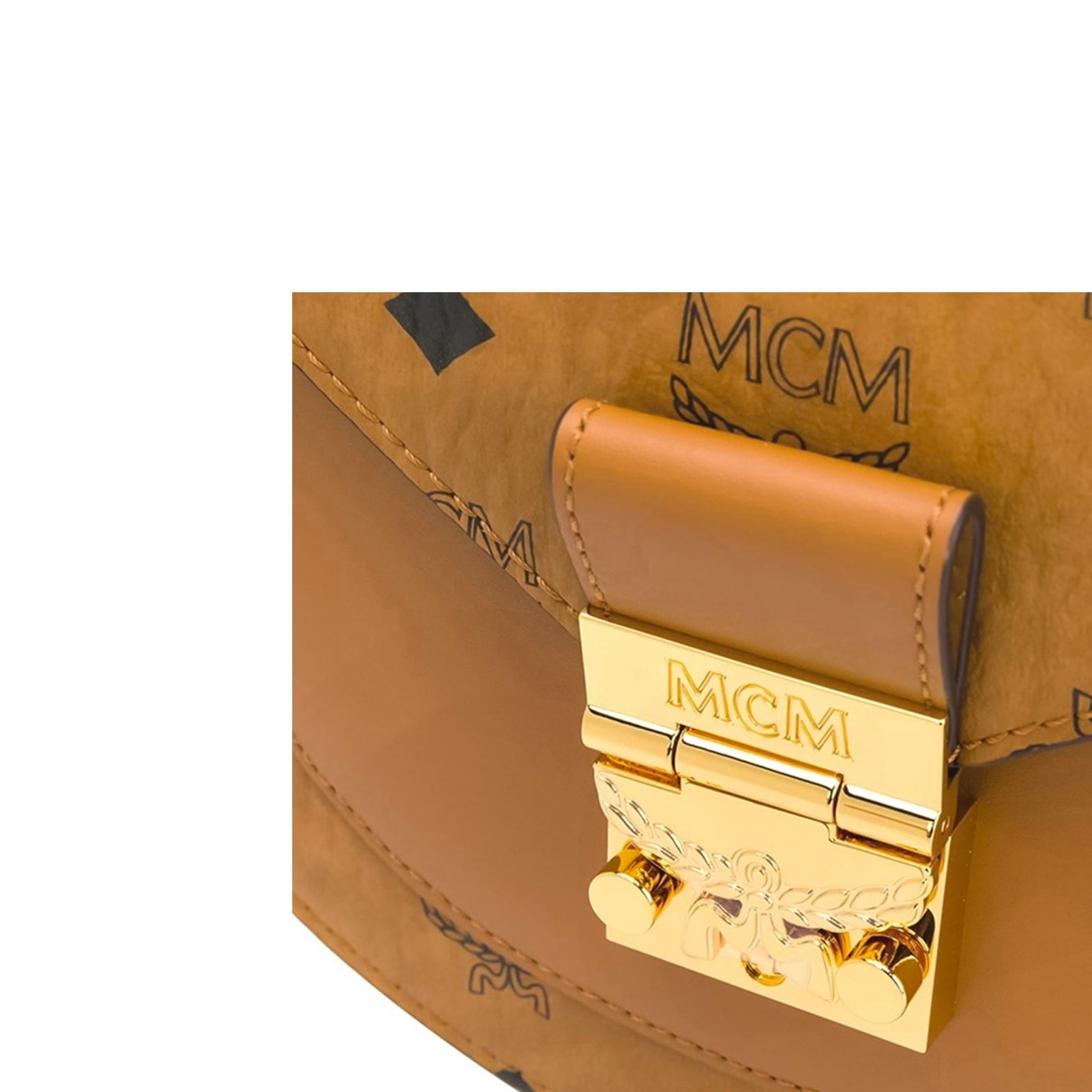 Mcm Logo Leather Shoulder Bag - Realry: Your Fashion Search Engine