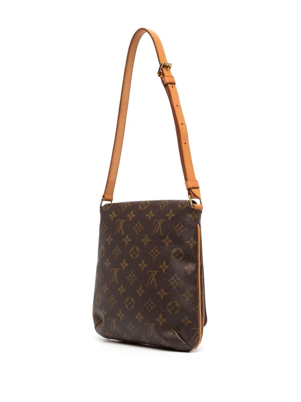 Louis Vuitton Musette Salsa Brown Canvas Shoulder Bag (Pre-Owned)