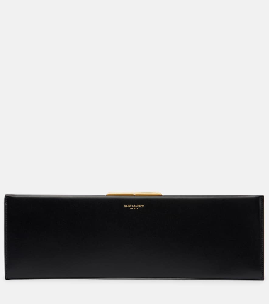 Saint Laurent Midnight Small leather clutch