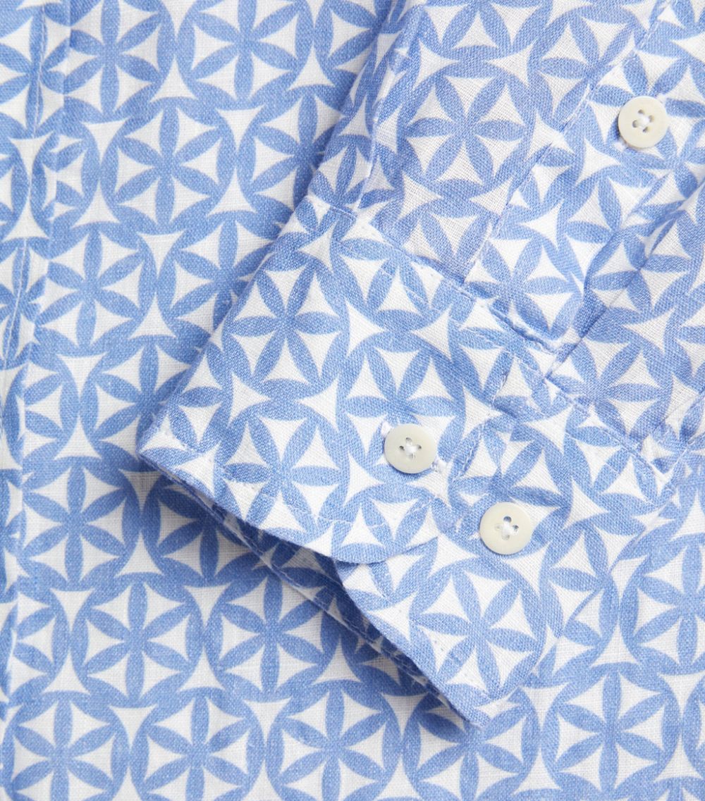 Linen Geometric Shirt
