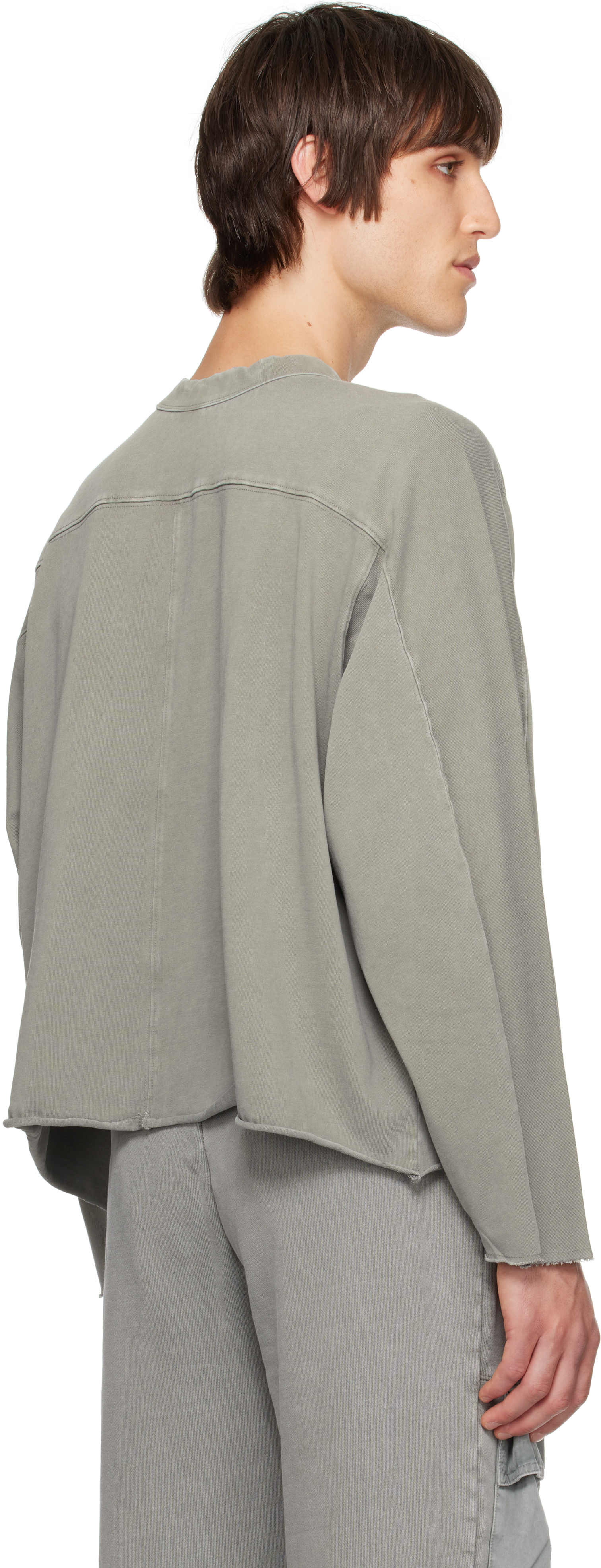 Entire Studios Gray Heavy LS T-shirt