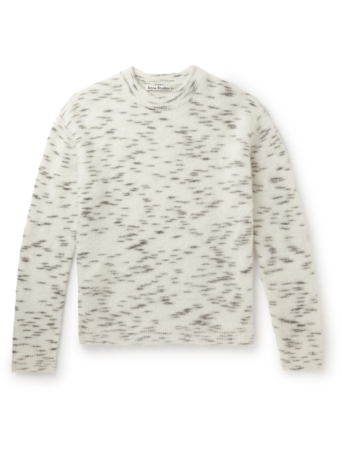 Acne Studios Gray Jacquard Sweater