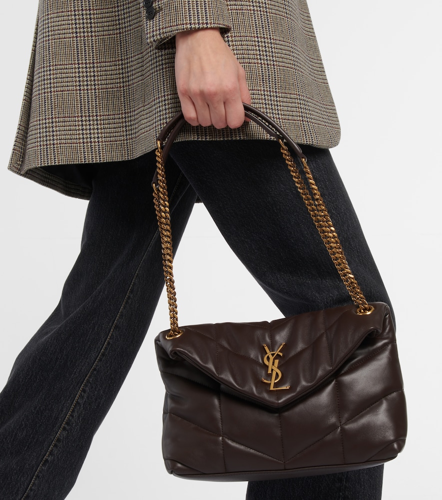 Saint Laurent Women's Puffer Small Leather Shoulder Bag