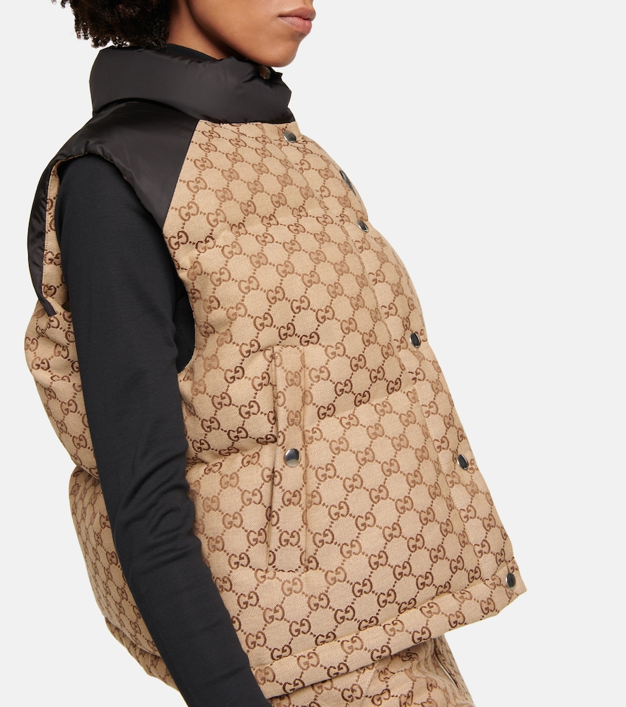 Gucci GG Cotton Canvas Puffer Jacket