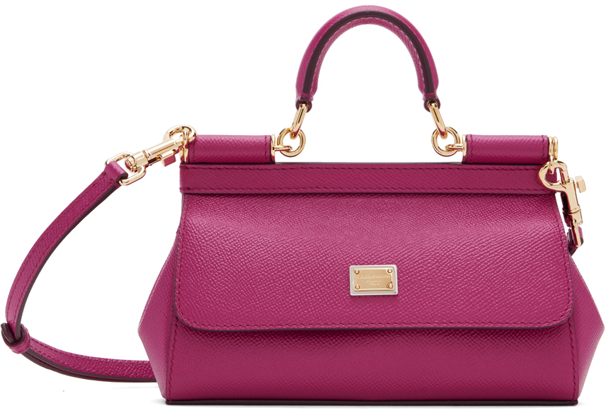 Dolce & Gabbana 'sicily Small' Shoulder Bag in Purple