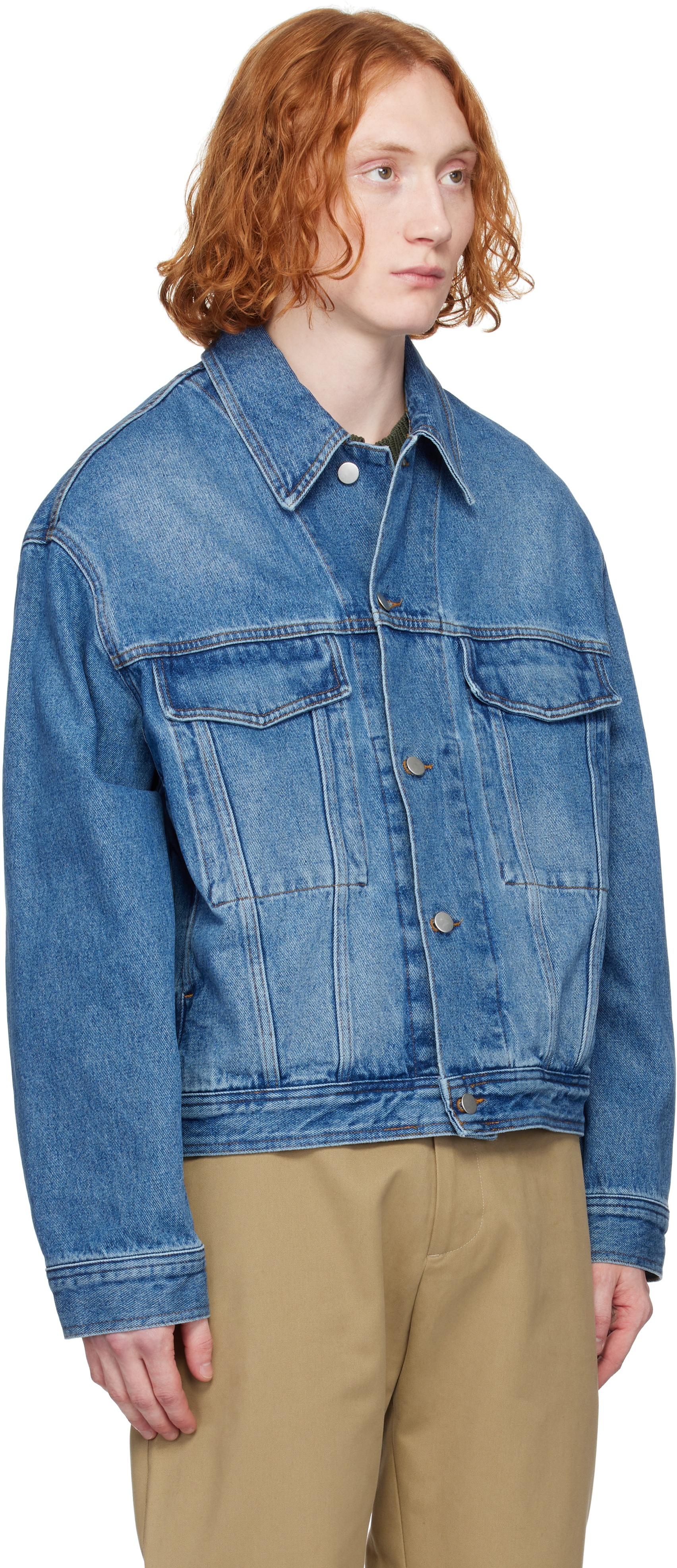 Studio Nicholson Blue Stein Denim Jacket