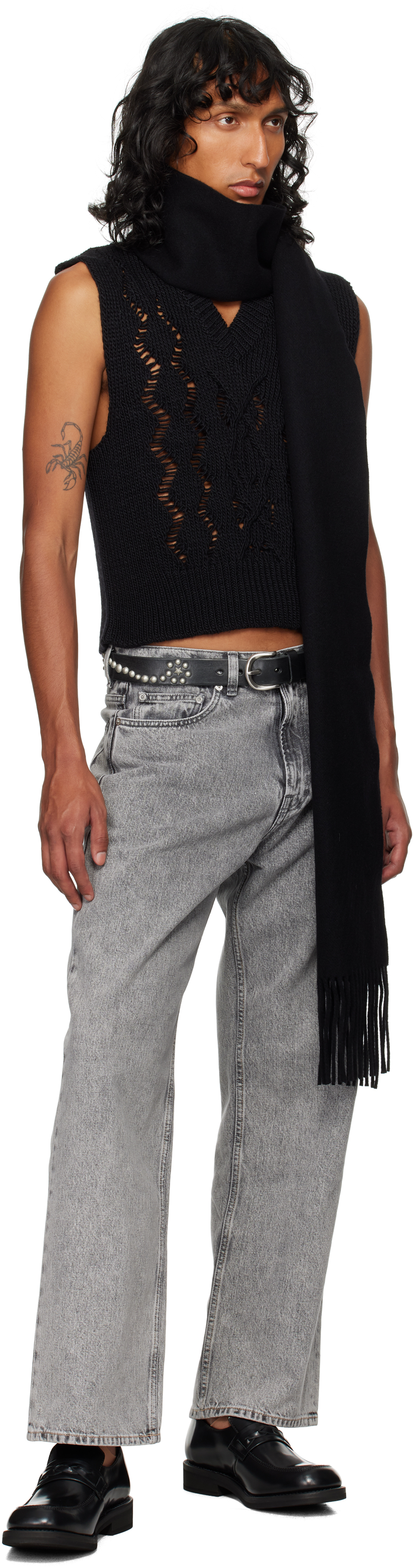 OUR LEGACY Black Cable Michigan Vest
