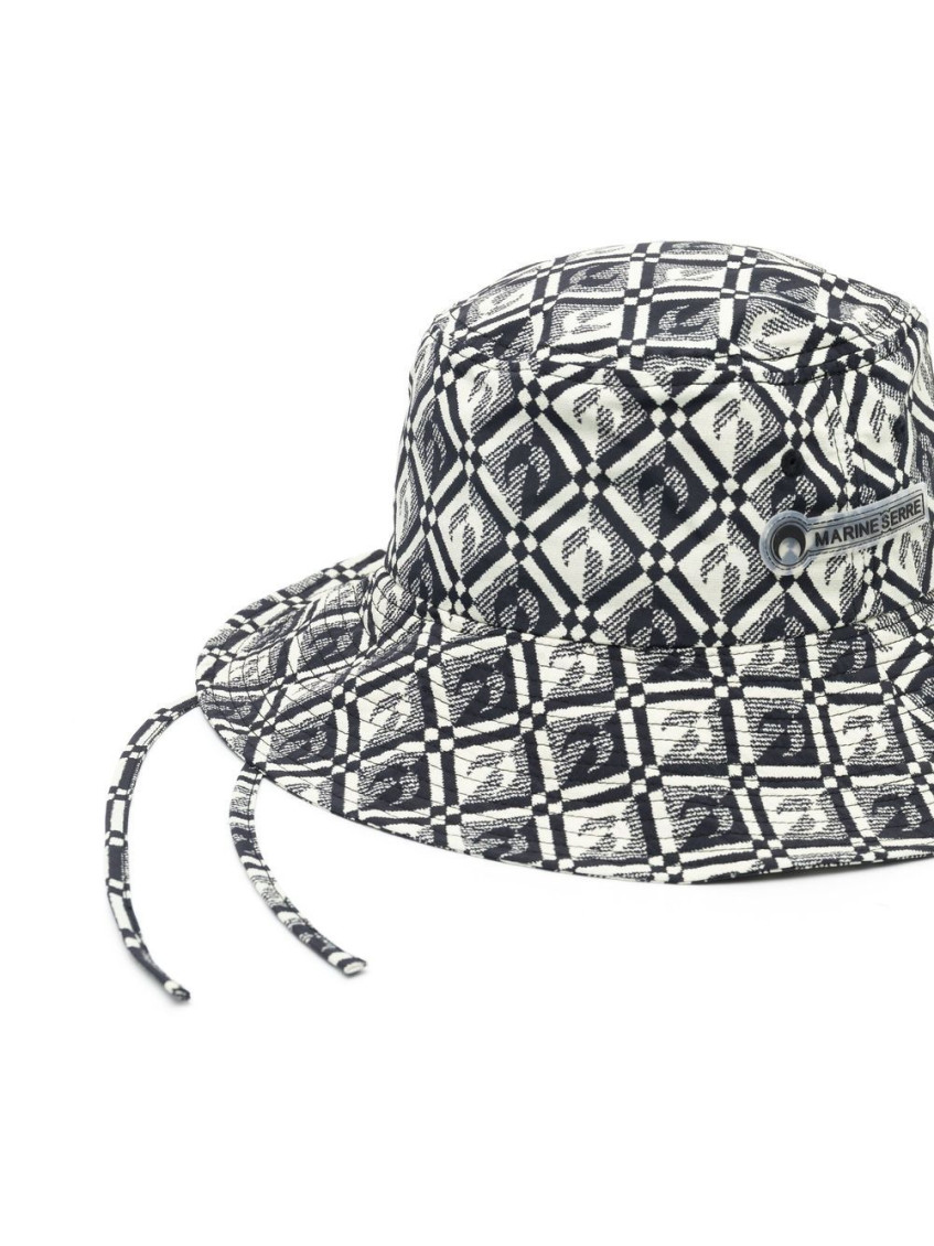 Black & White Print Bucket Hat