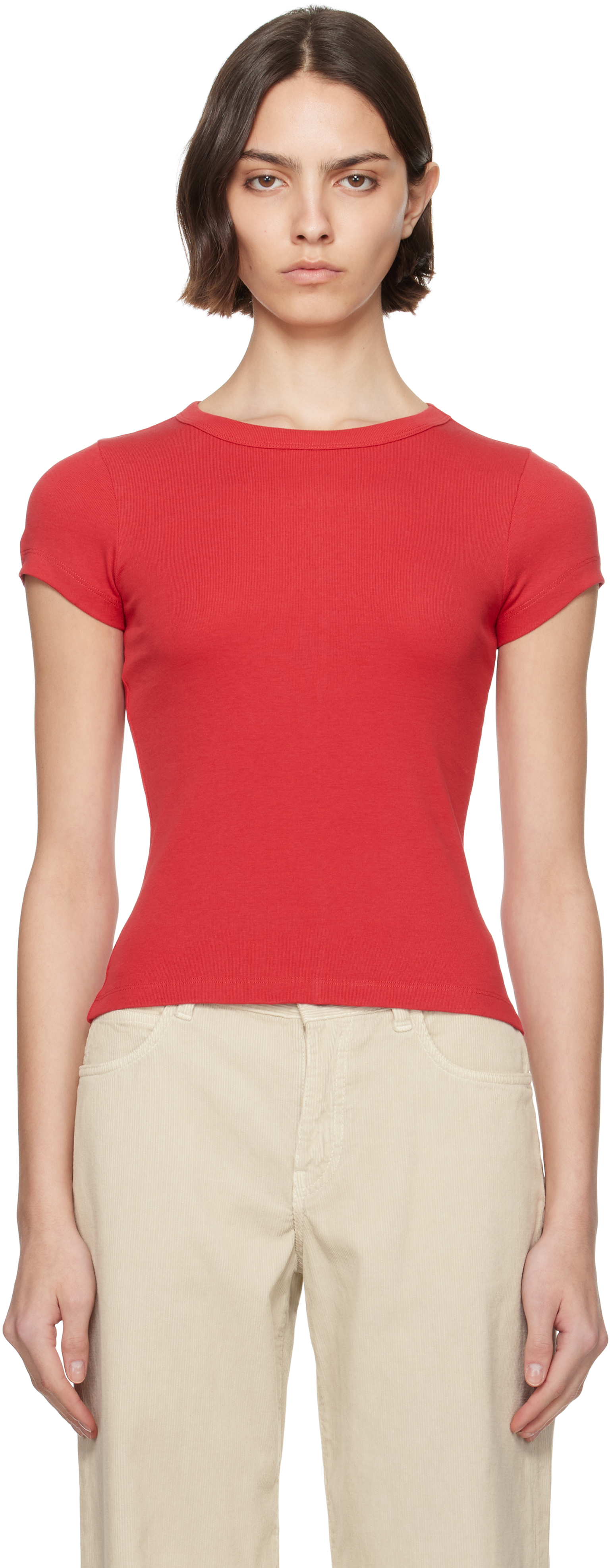 FLORE FLORE Red Car Baby T-shirt