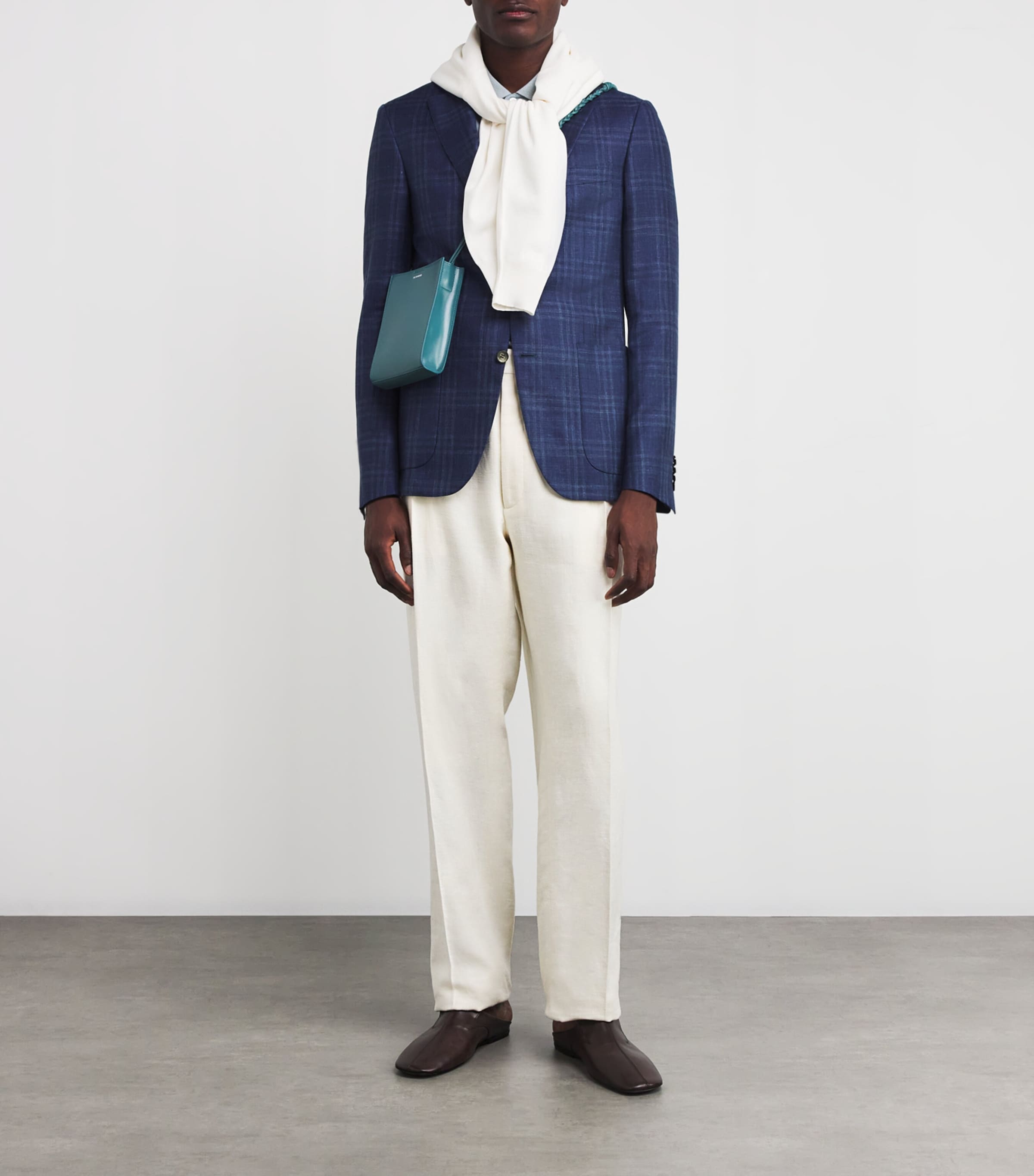 Wool-Silk-Linen Kei Blazer