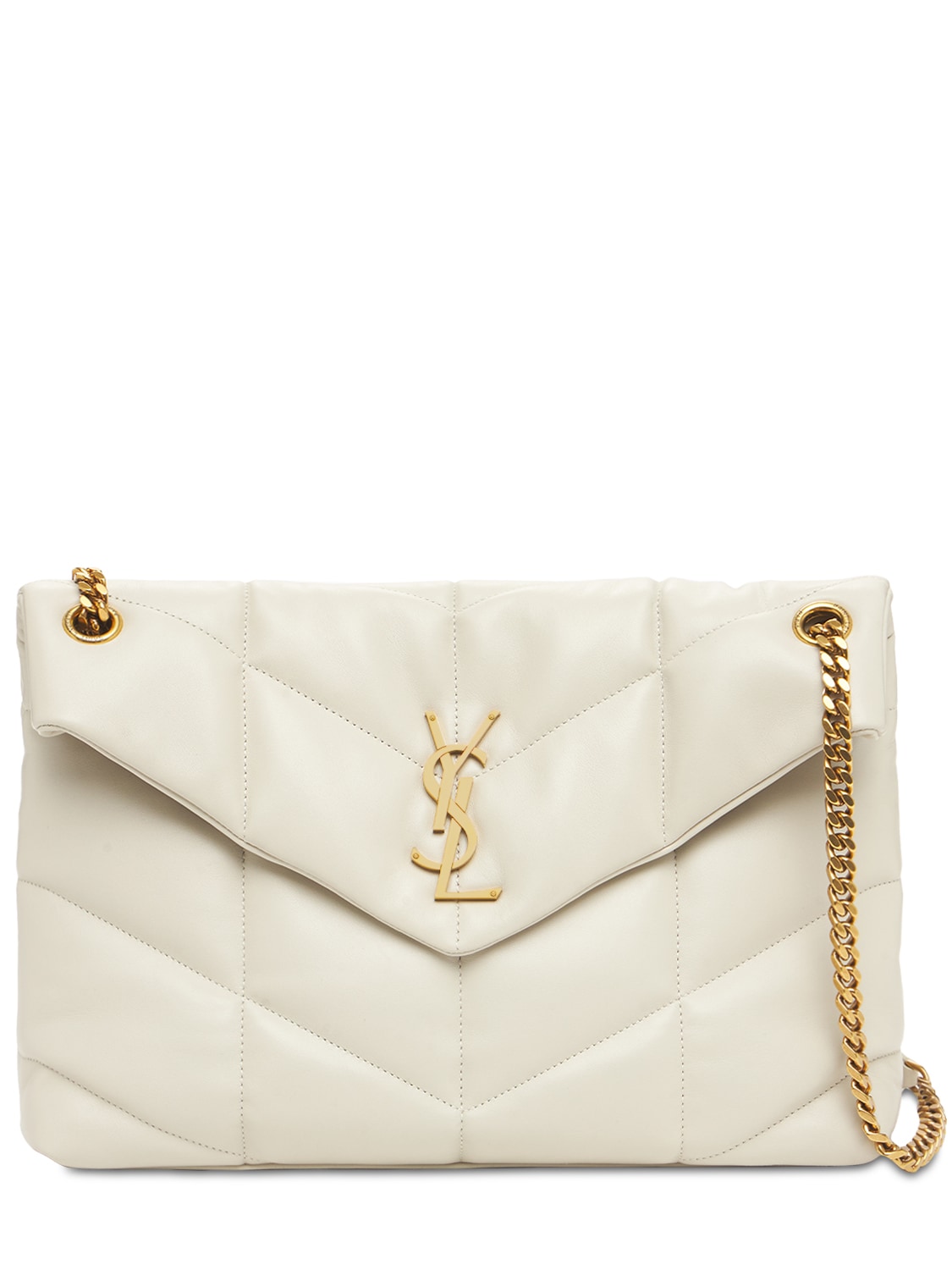 Saint Laurent Puffer mini leather shoulder bag - Realry: A global