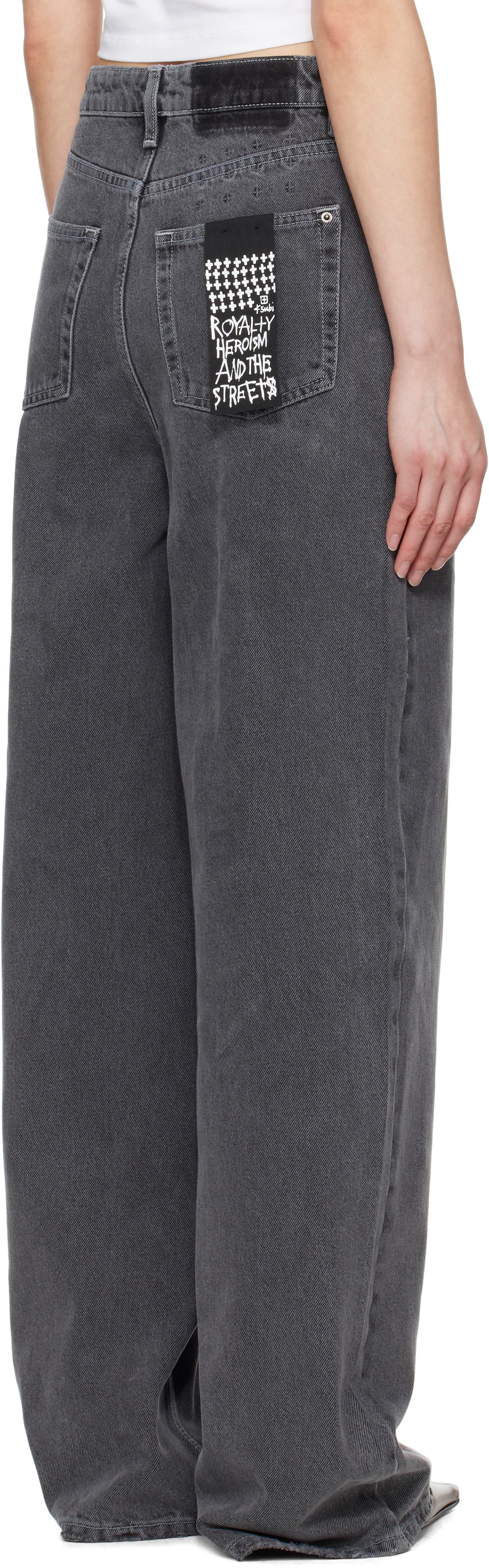 Ksubi Gray Baggy Jeans
