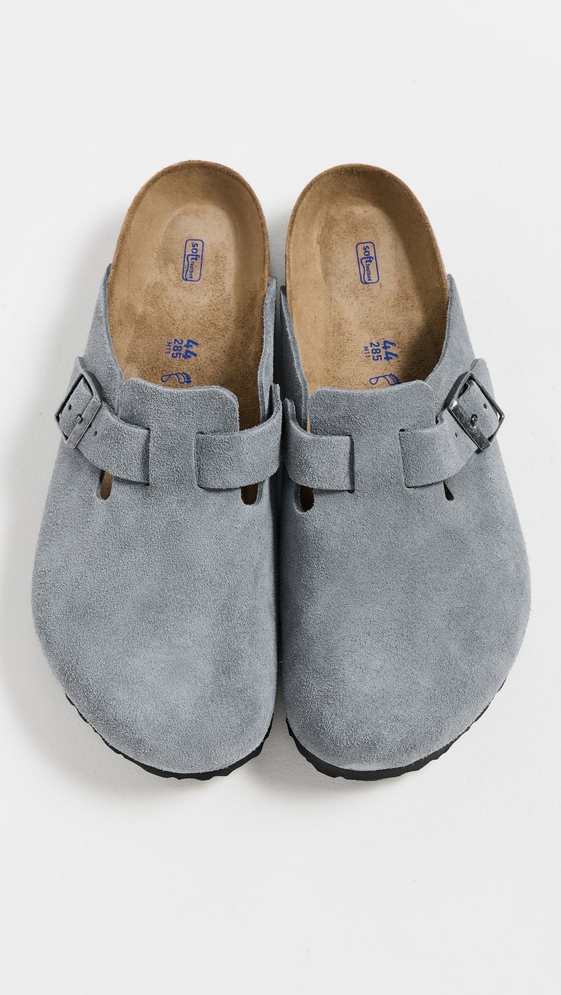Birkenstock Boston Soft Footbed Clogs Basalt Grey