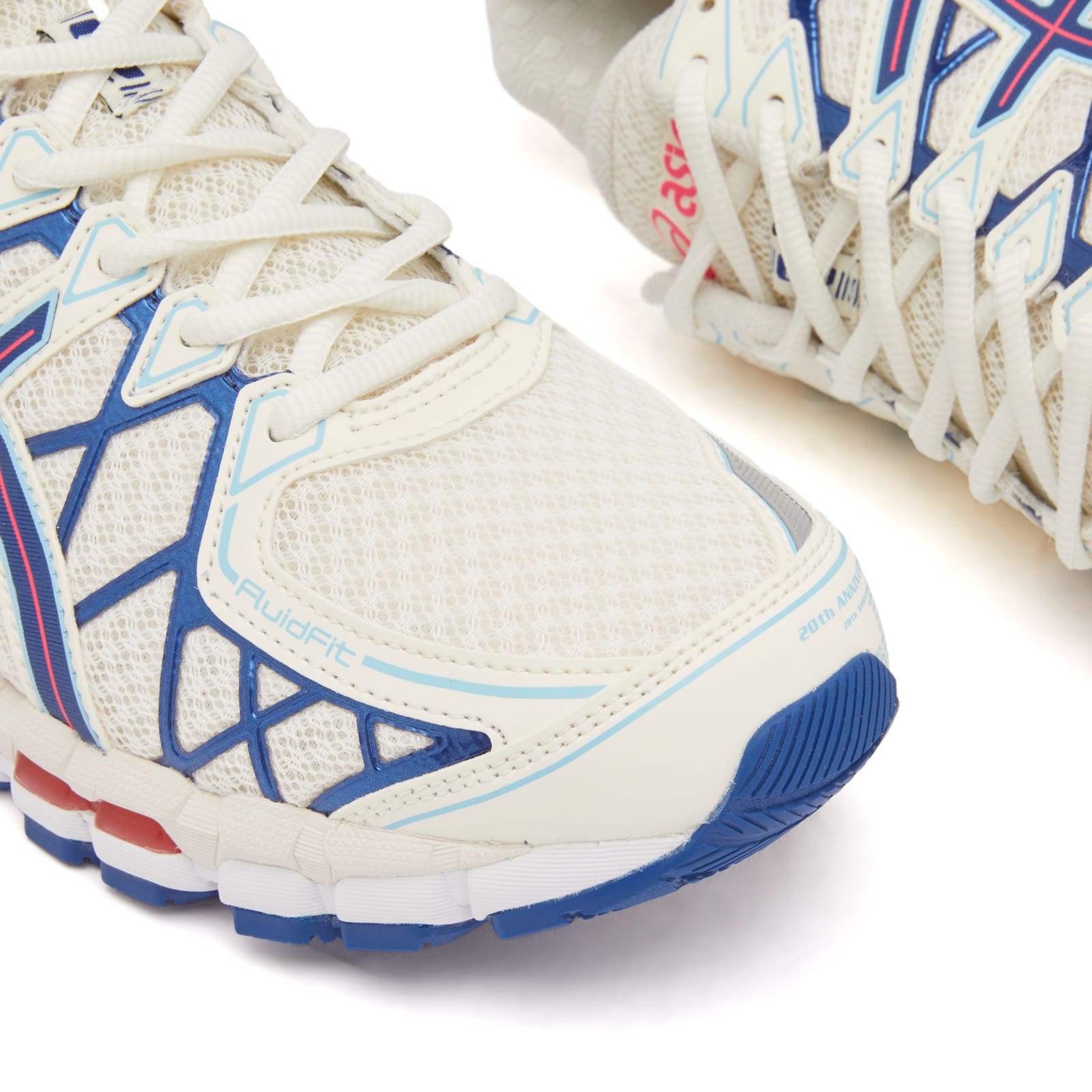 Gel-Kayano 20 in Cream/Deep Marine