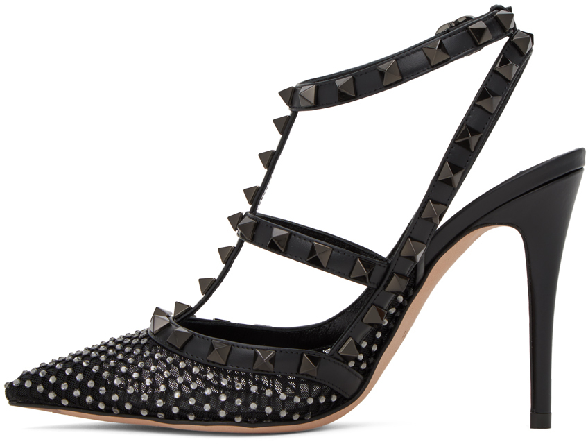 Valentino Garavani Black Rockstud Heels