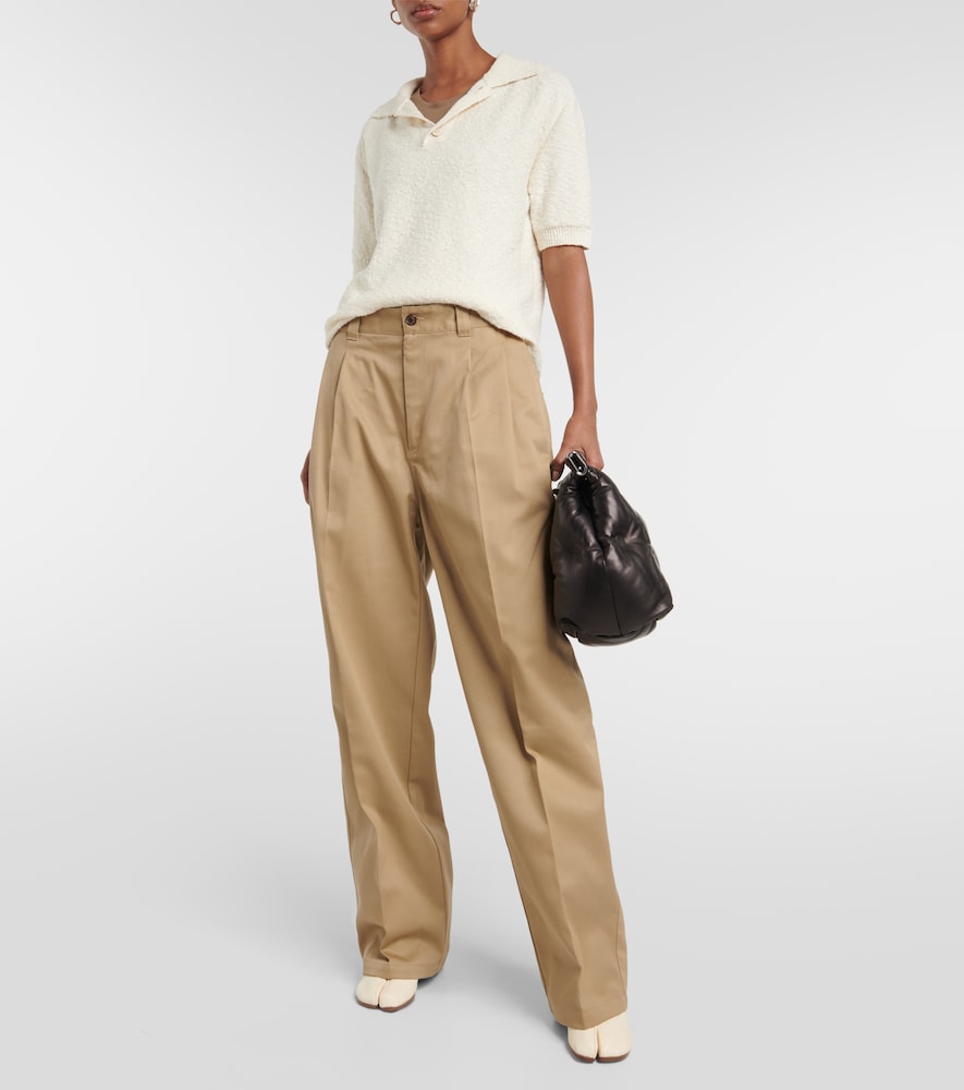 Maison Margiela High-rise wide-leg pants