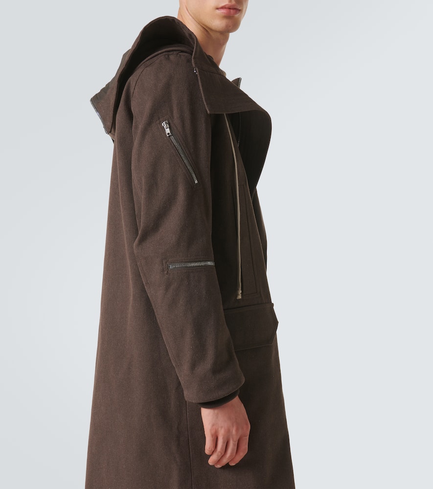 Oversized cotton coat