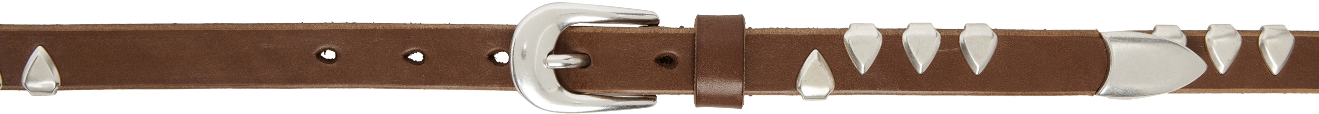 OUR LEGACY Tan 2 CM Belt
