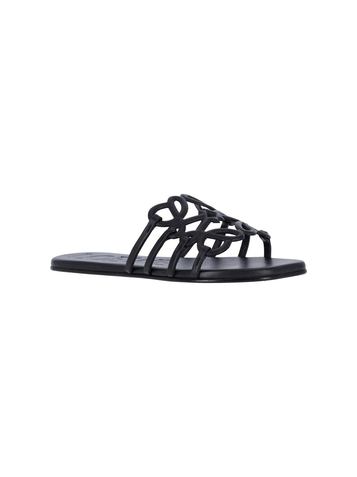Loewe "Anagram Petal" Slide Sandals