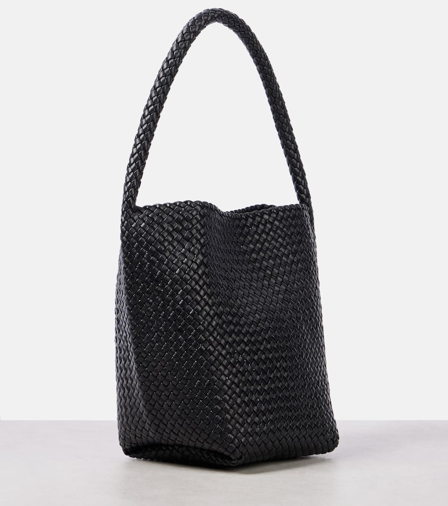 The Row N/S Park Medium woven leather tote bag