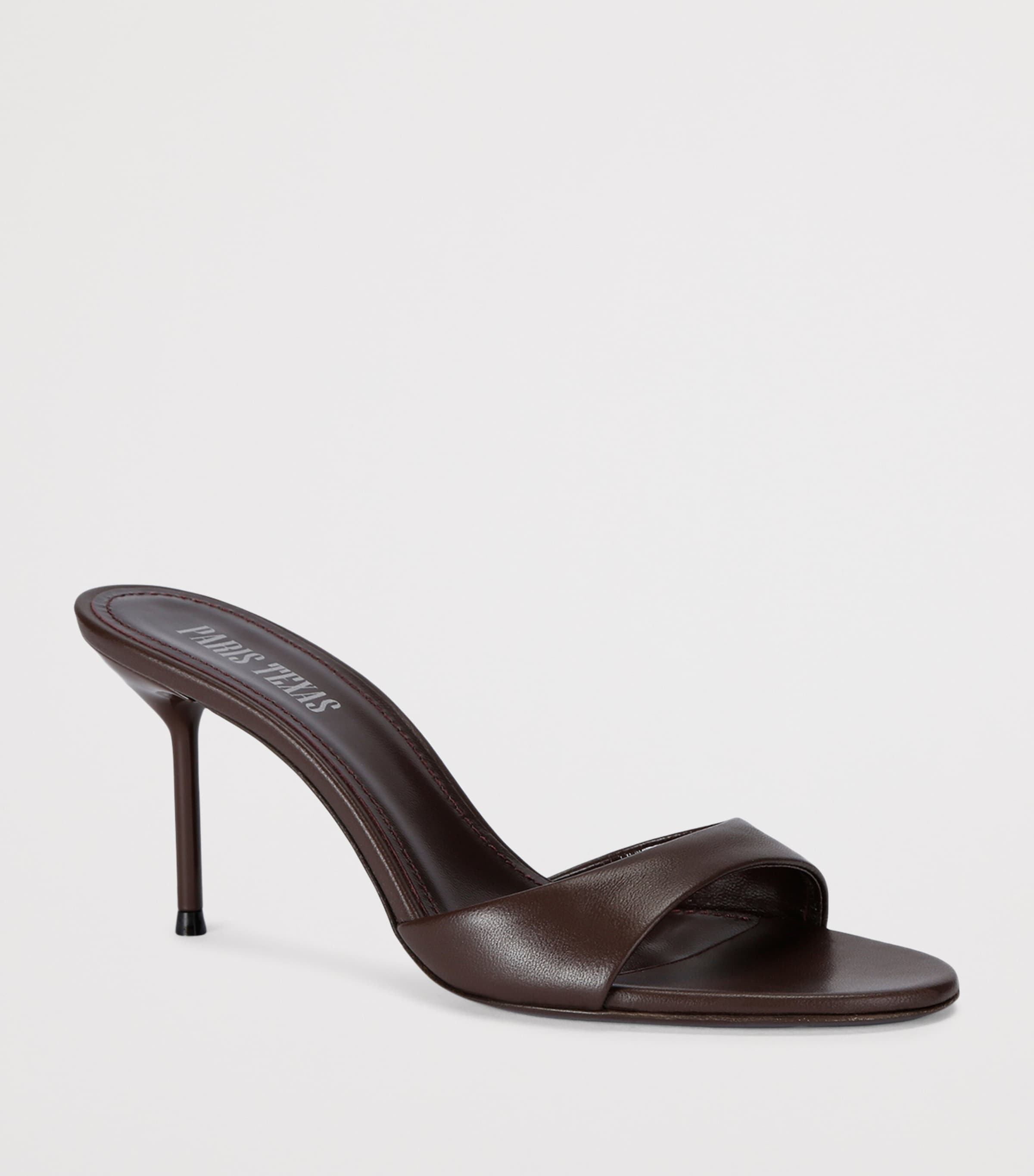 Paris Texas Nappa Leather Lidia Mules 70