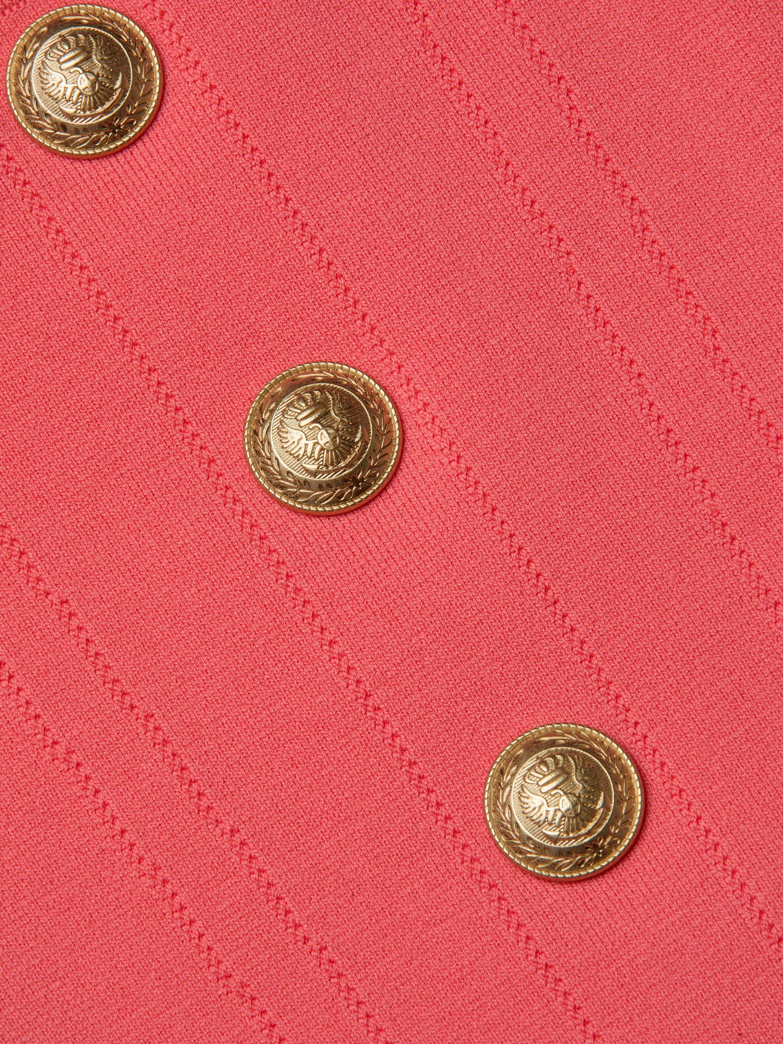Saga Top In Coral Rose/gold