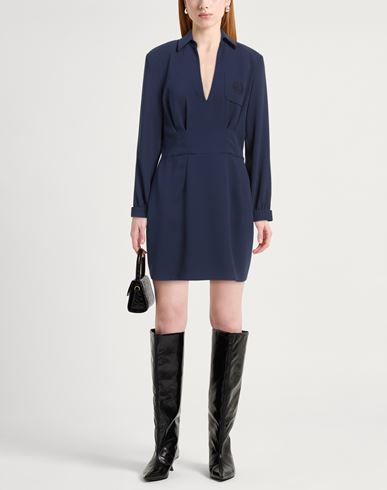 Elisabetta Franchi Woman Mini dress Navy Size 12 Polyester
