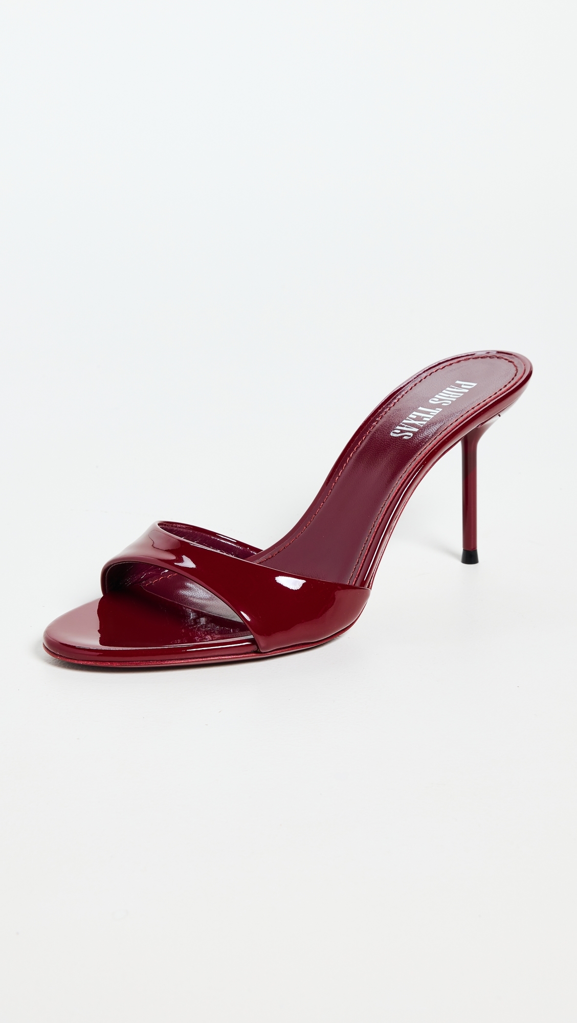 Lidia Mules 70mm Rouge Noir