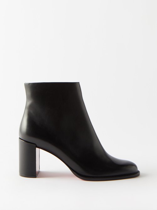 Turela - 55 mm Ankle boots - Veau velours - Black - Christian