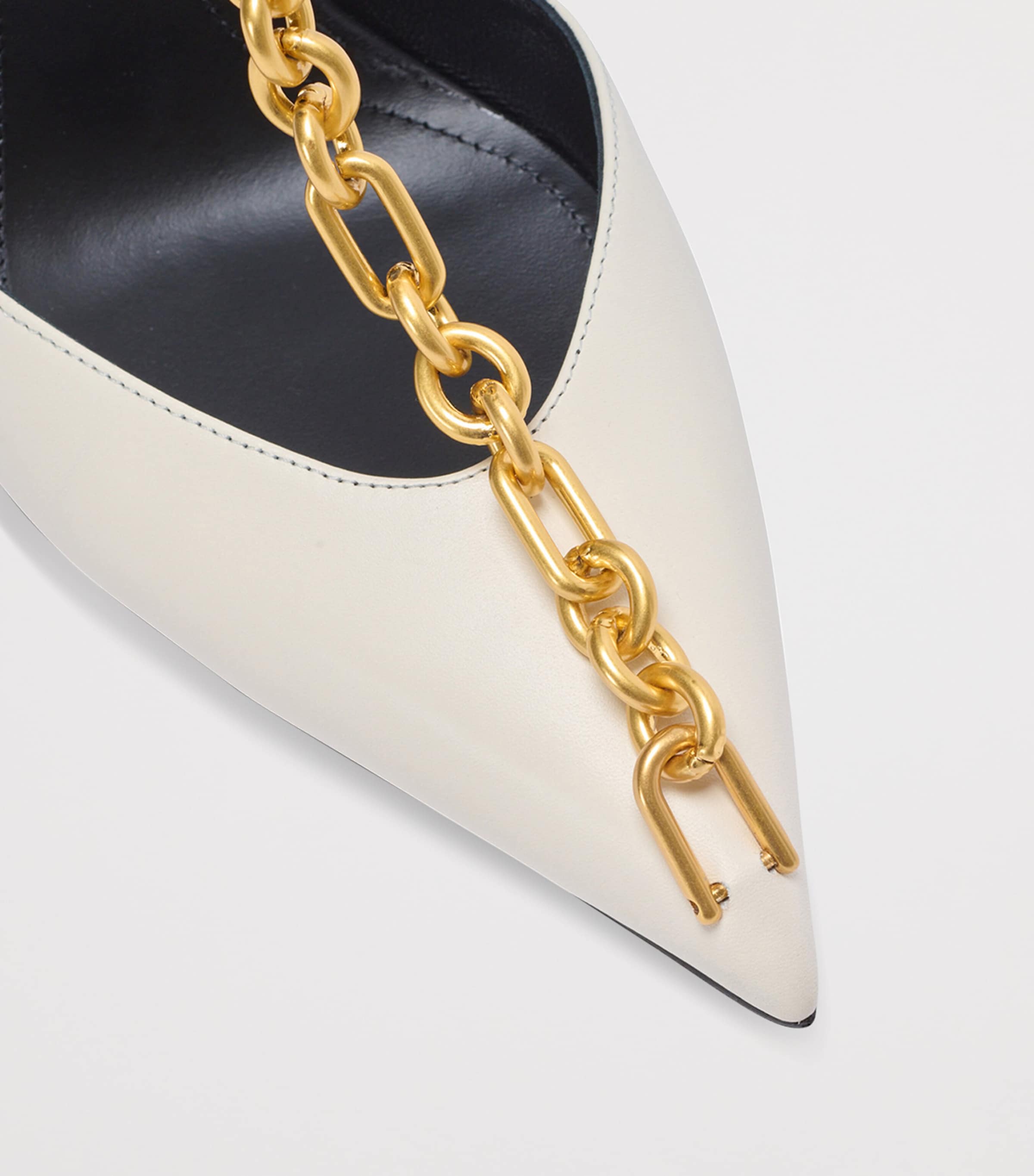 Leather Sync Heeled Mules 95