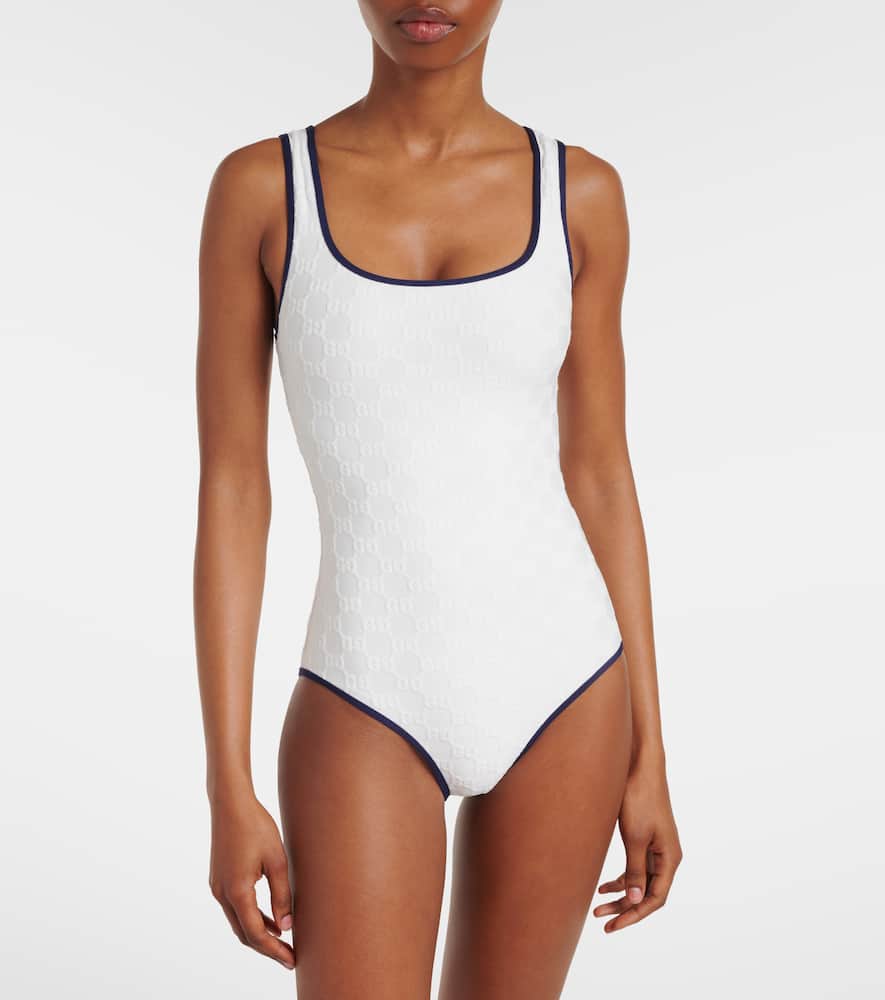 GG terry jersey swimsuit