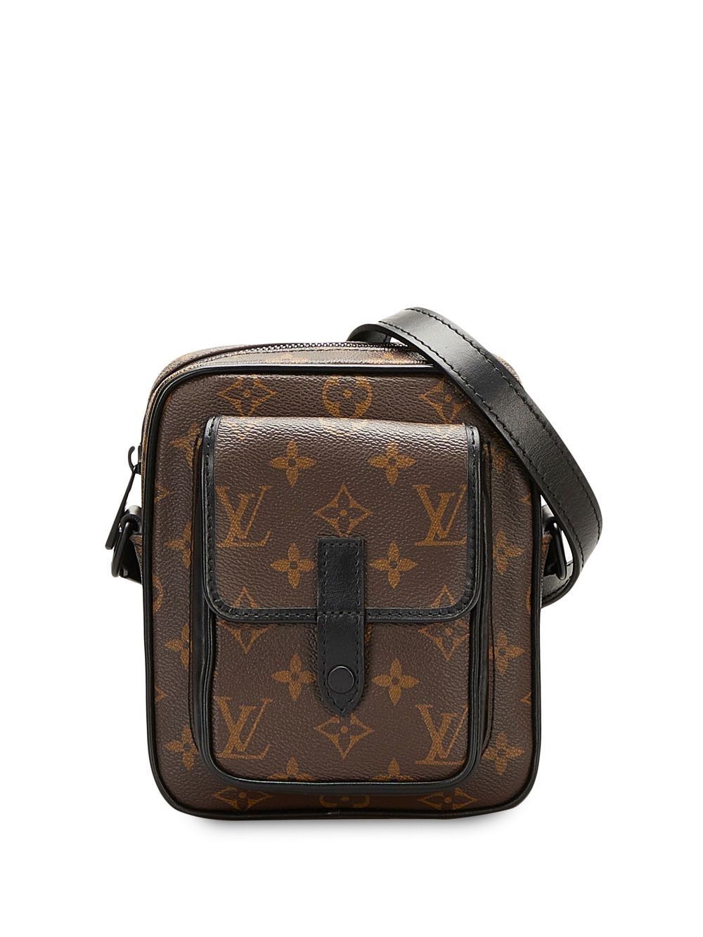 Pre-owned Louis Vuitton  Cloth Crossbody Bag In Brown