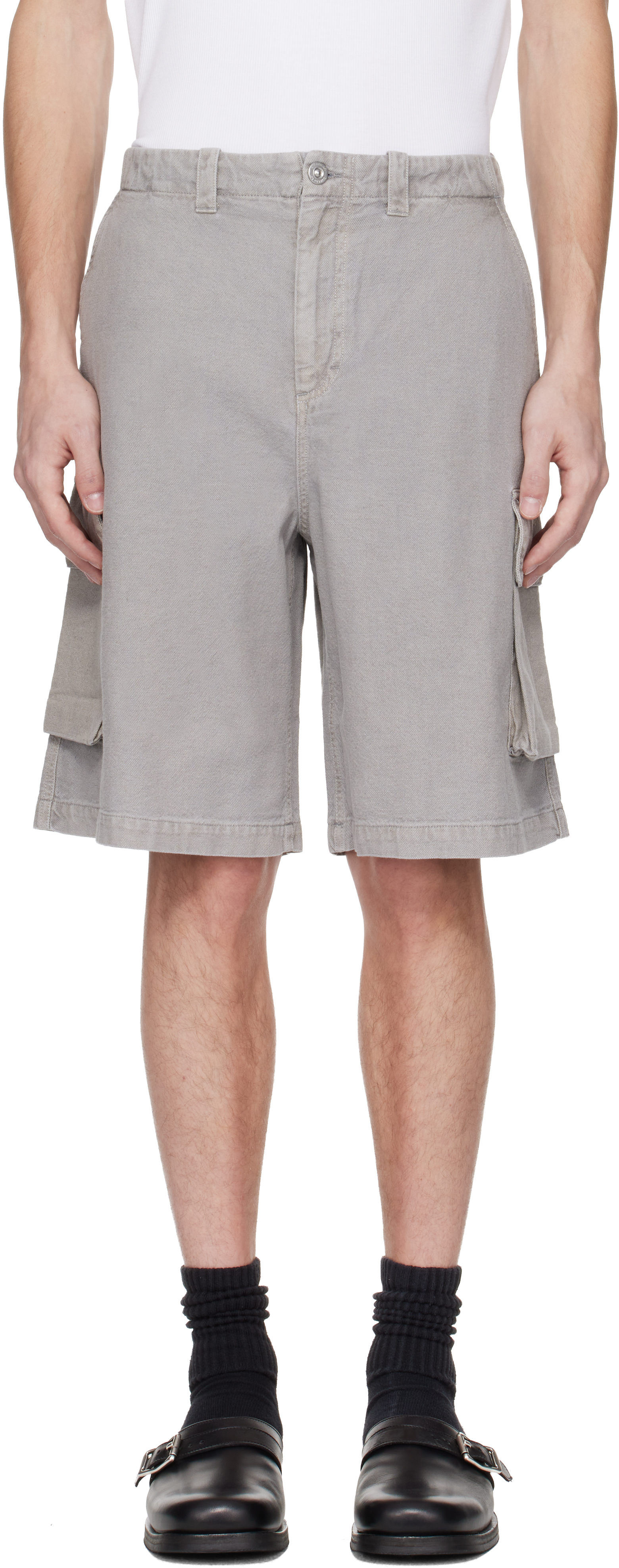 OUR LEGACY Gray Mount Shorts
