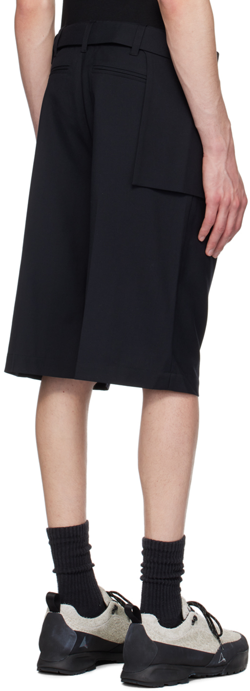 HELIOT EMIL Black Robur Shorts