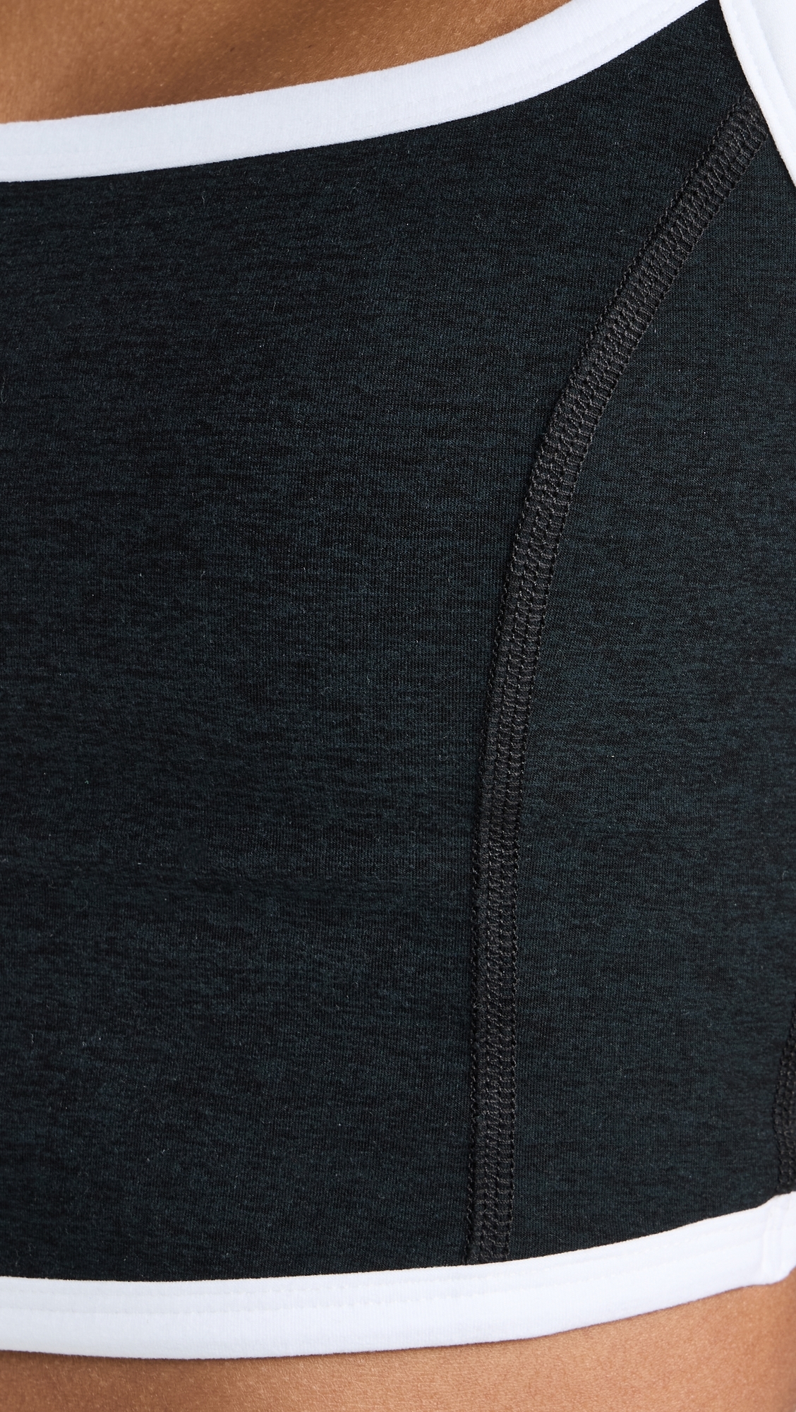 Spacedye New Moves High Cropped Tank Darkest Night