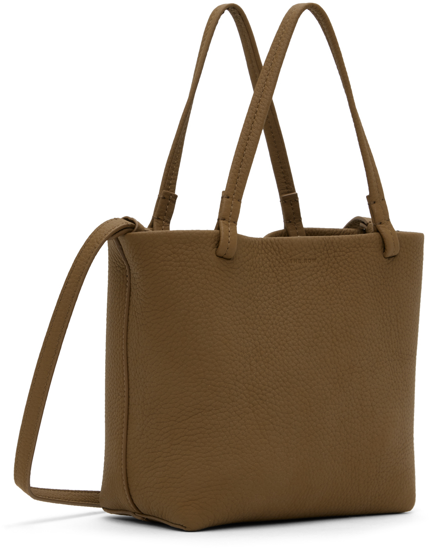 The Row Women's Small Park Leather Tote Bag - Taupe