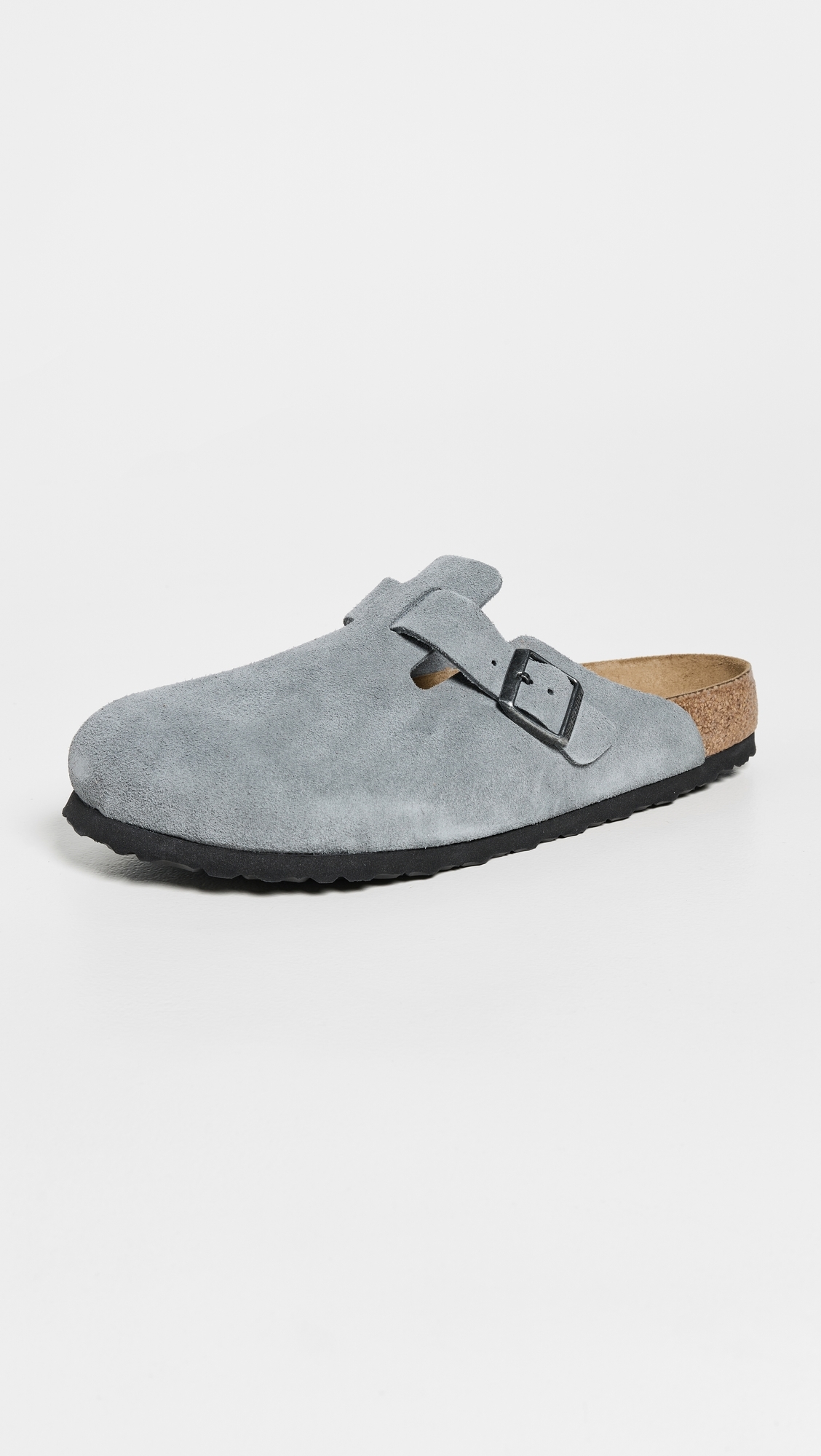 Birkenstock Boston Soft Footbed Clogs Basalt Grey